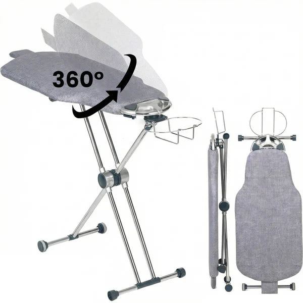 Tábua de Passar Roupas 360° Completa e Ajustável