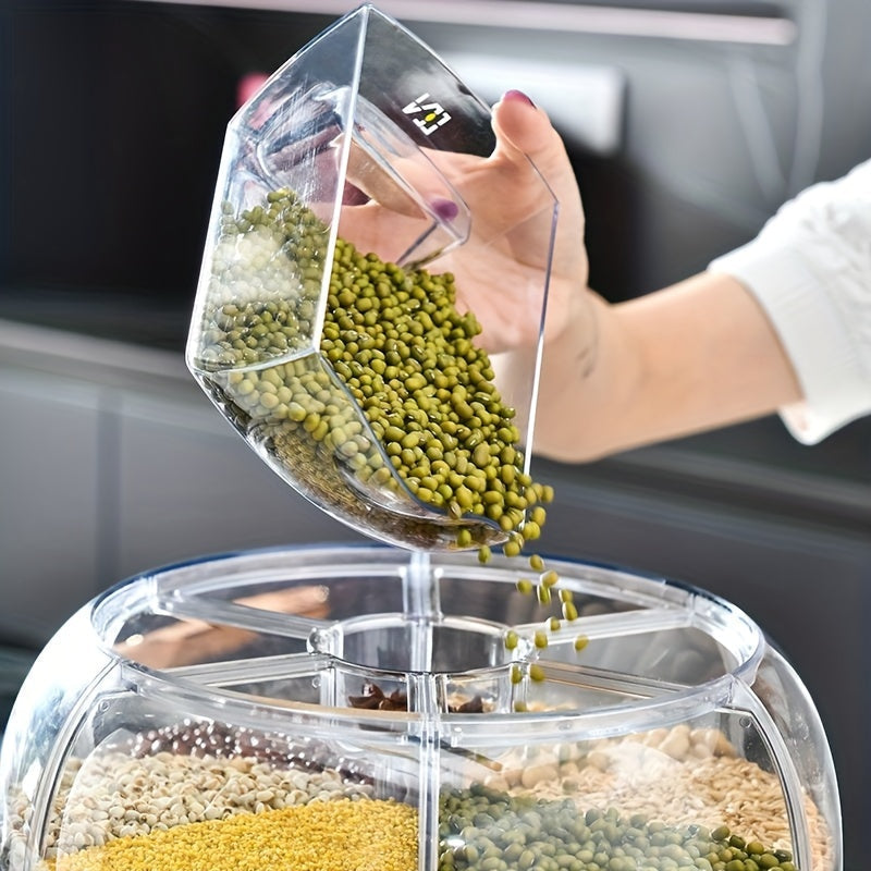 Dispenser Giratório para Armazenamento de Grãos