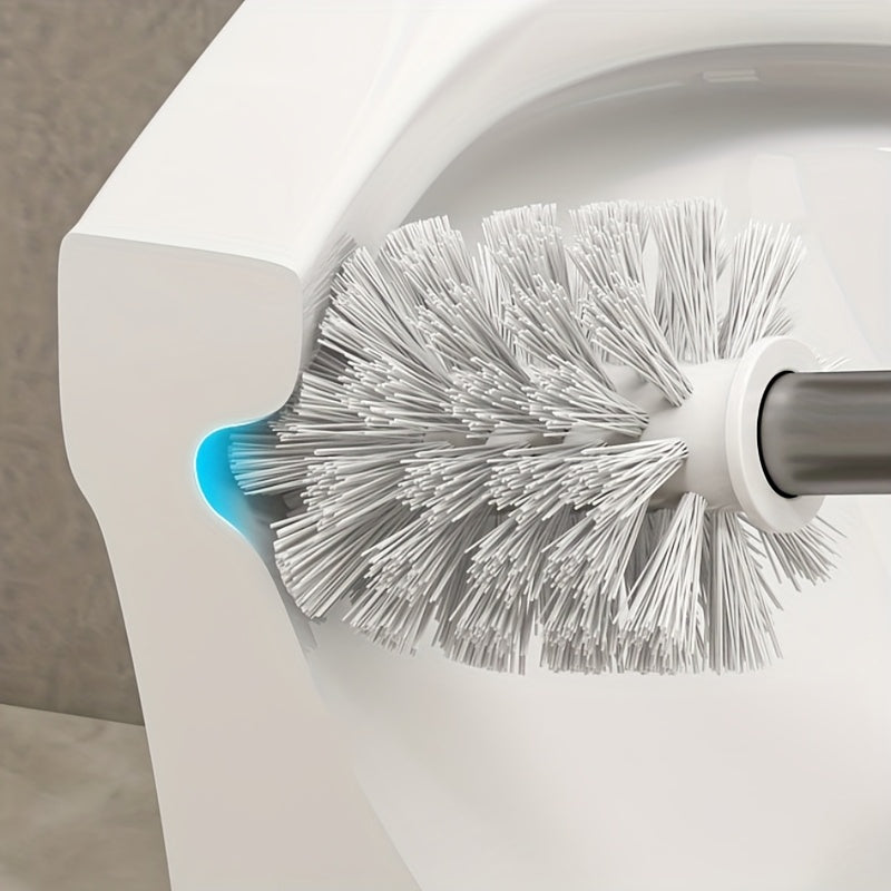 Kit de Escova Sanitária 3 Peças – 2 Escovas + Suporte com Drenagem