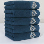 Conjunto de 5 Toalhas de Rosto Luxuosa 100% Algodão