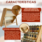 Organizador prático e moderno de Temperos