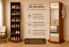 Sapateira Viena com Espelho