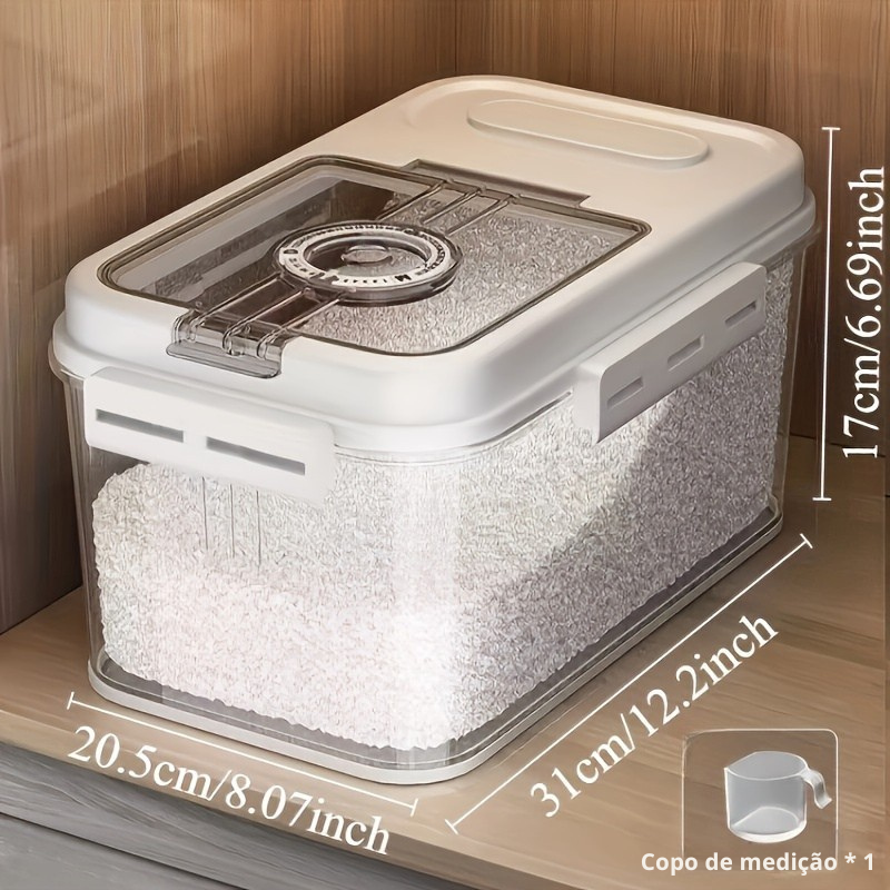 Dispensador Hermético Flip-Top Antiumidade e Antiinsetos