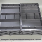 Organizador Dobrável de Gaveta Expansível Multiuso