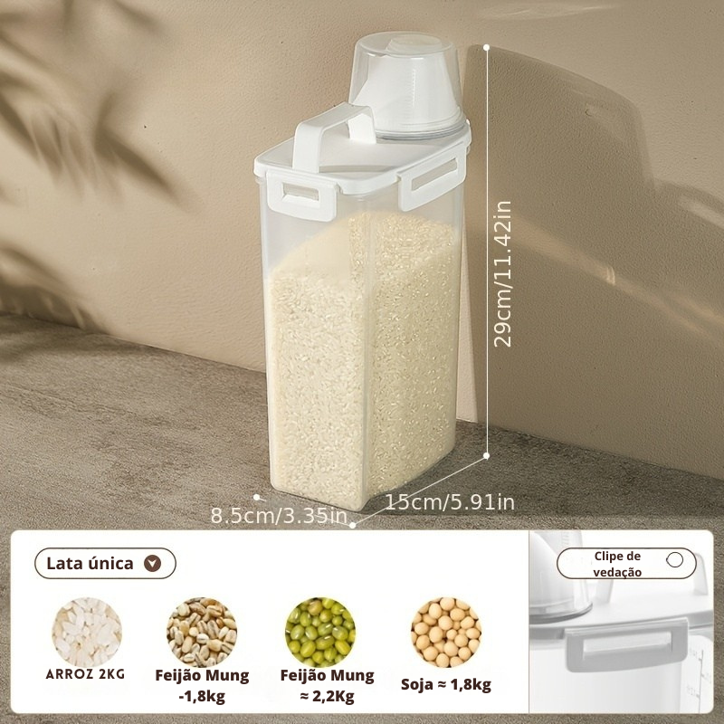 Dispenser Hermético de Arroz