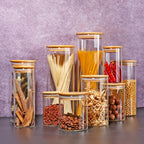 Conjunto 5pcs Potes Herméticos de Vidro